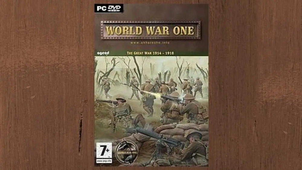 PC cover of World War One game