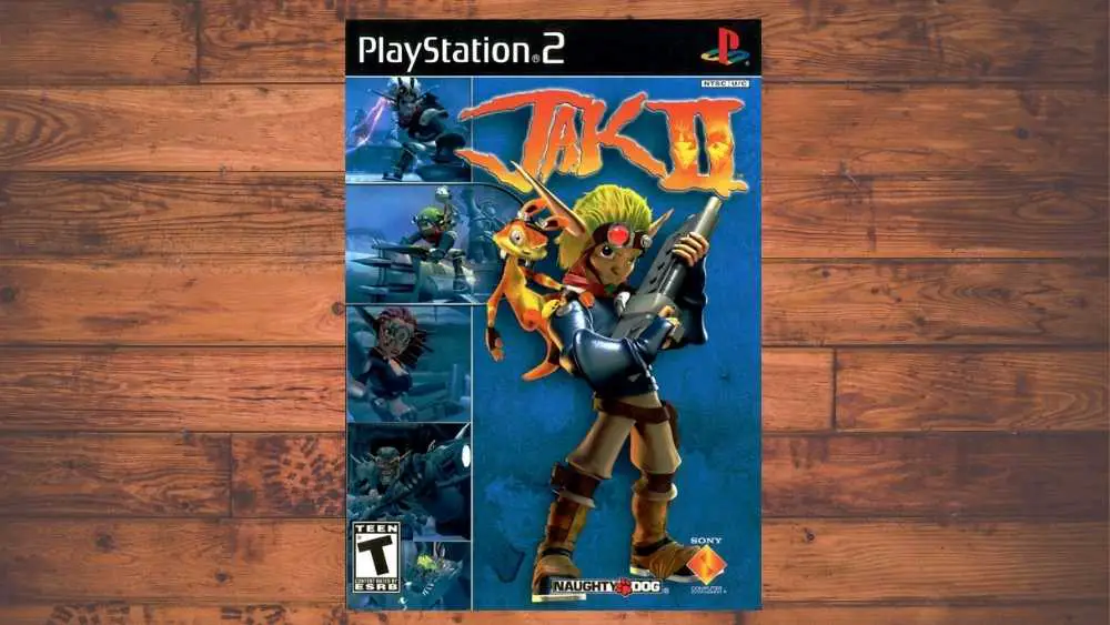 PS2 cover of Jak II game