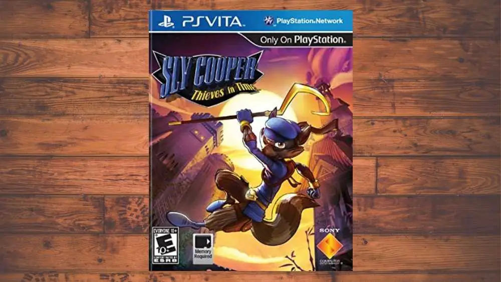 PSVITA cover of Sly Cooper: Thieves in Time game
