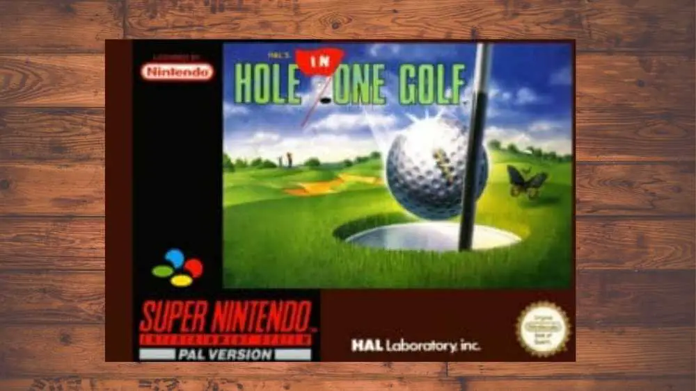 Nintendo cover of Hal’s Hole in One Golf game