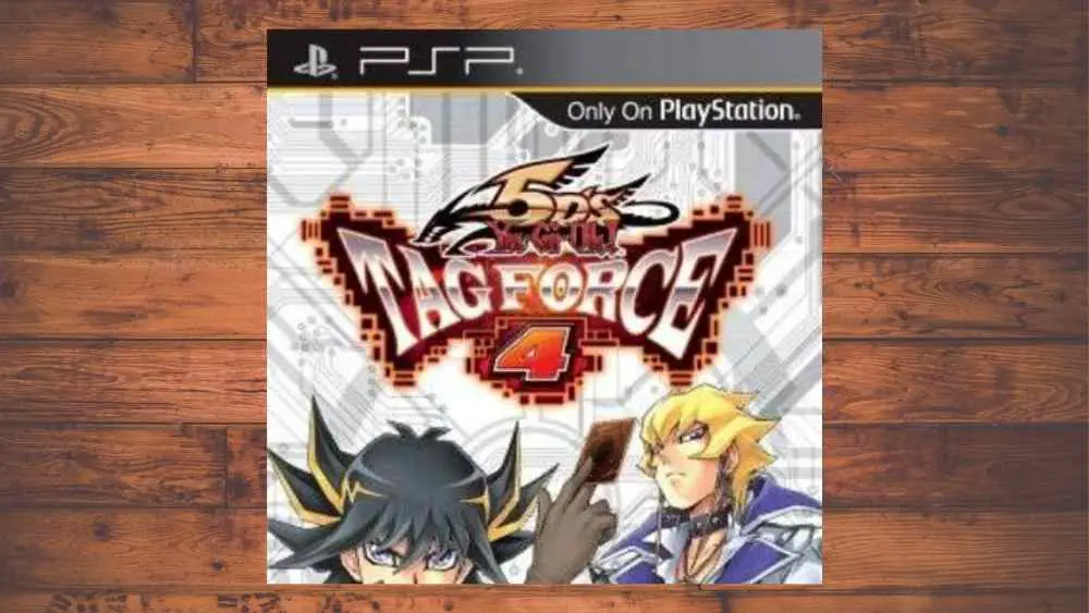 PSP cover of Yu-Gi-Oh! 5D's: Tag Force 4 game