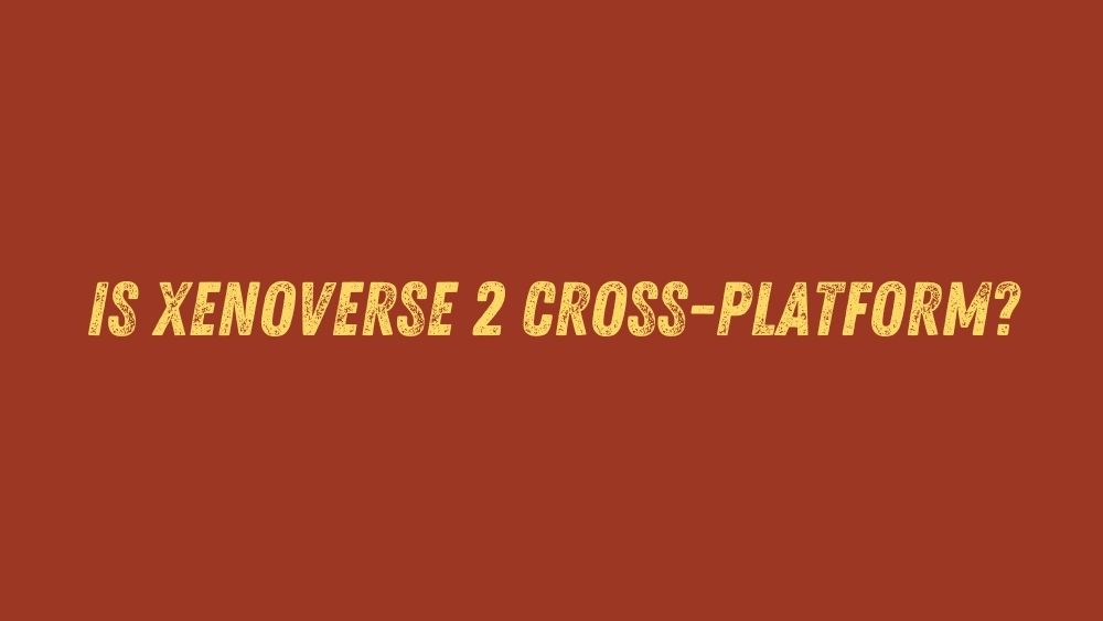 Is Xenoverse 2 Cross Platform? – TechCult