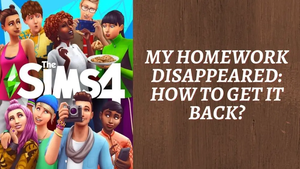 the sims 4 homework missing